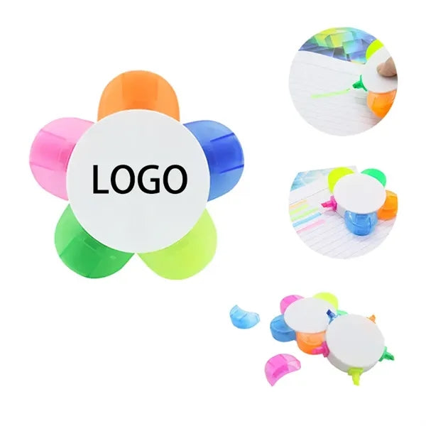Flower Highlighter Five Colors