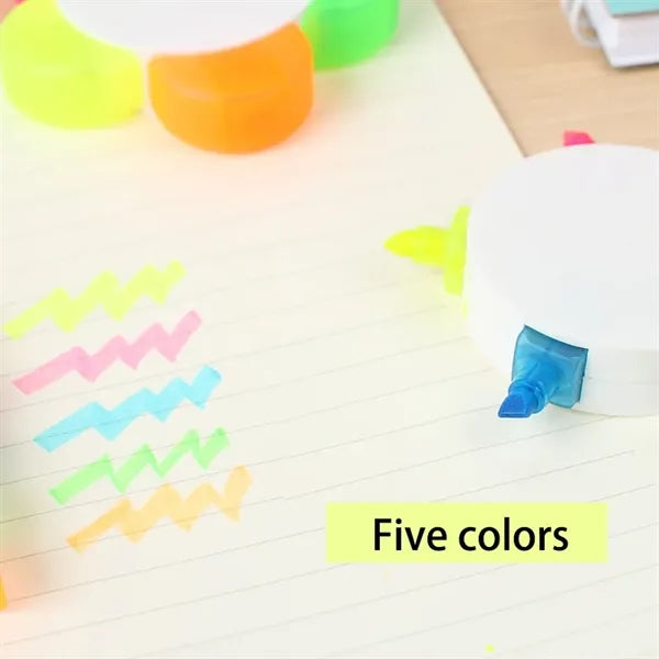 Flower Highlighter Five Colors