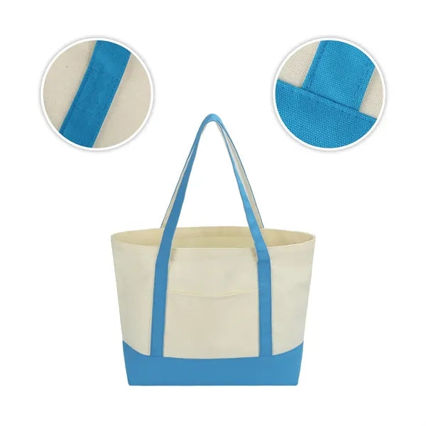 12 Oz. Large Capacity Patchwork Cotton Canvas Bag