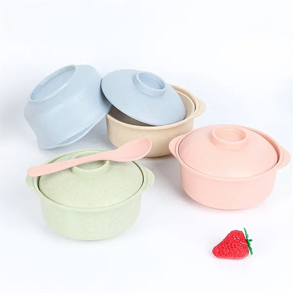 Wheat Straw Soup Bowl Set