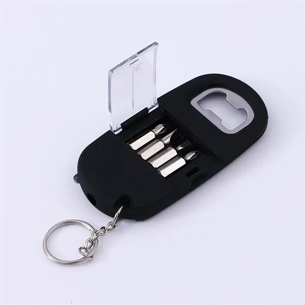 3-In-1 Screwdriver With Bottle Opener Keychain