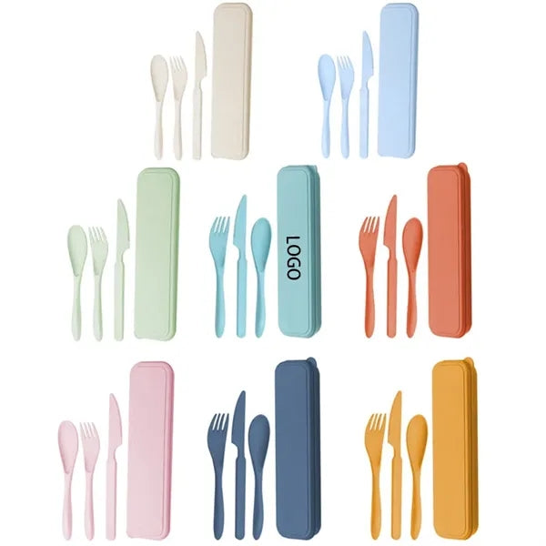 Environmentally Friendly Wheat Straw Tableware Set