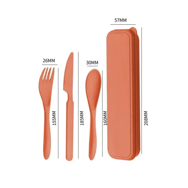 Environmentally Friendly Wheat Straw Tableware Set