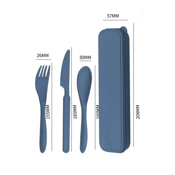 Environmentally Friendly Wheat Straw Tableware Set