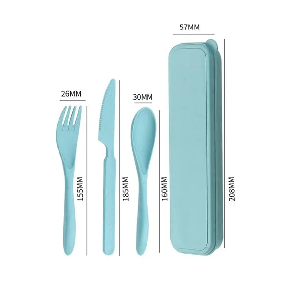 Environmentally Friendly Wheat Straw Tableware Set