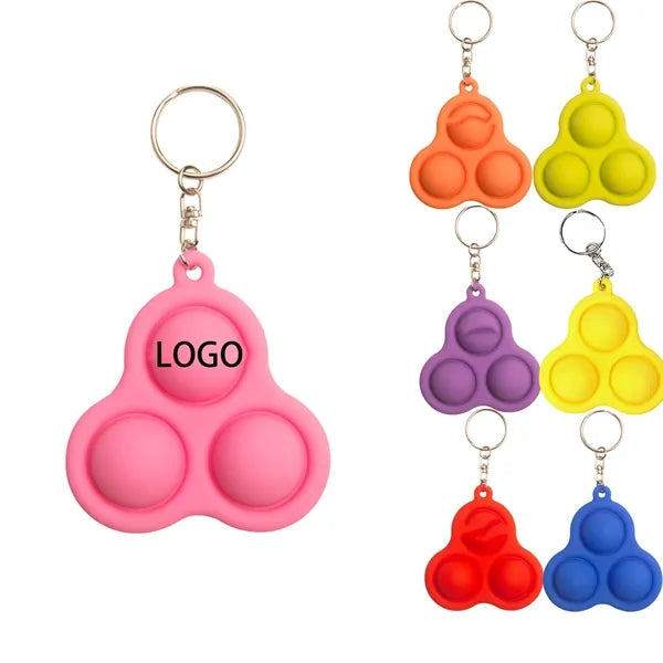 Bubble Decompression Toy Keychain