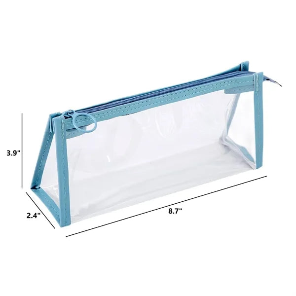 Simple Transparent Pencil Case with Zipper