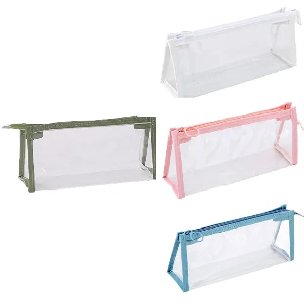 Simple Transparent Pencil Case with Zipper