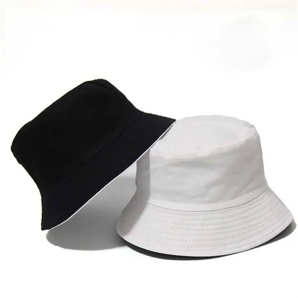 Double-Side-Wear Bucket Cap Outdoor Reversible Fishman Hat