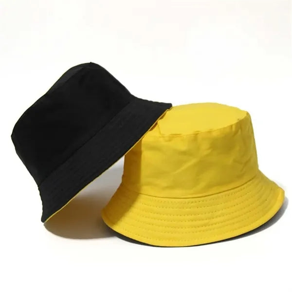 Double-Side-Wear Bucket Cap Outdoor Reversible Fishman Hat