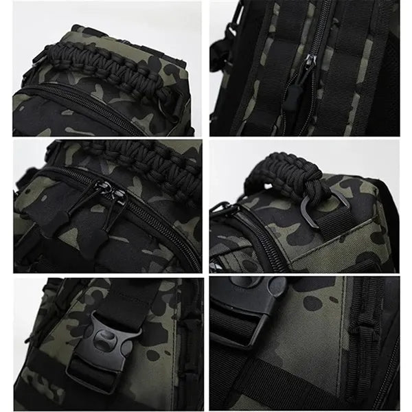 Big Military Hiking Tactical Camping Outdoor chest backpack