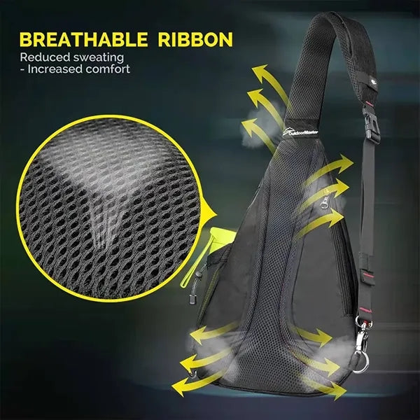 Outdoor Breathable Unisex Crossbody Shoulder Chest Sling Bag