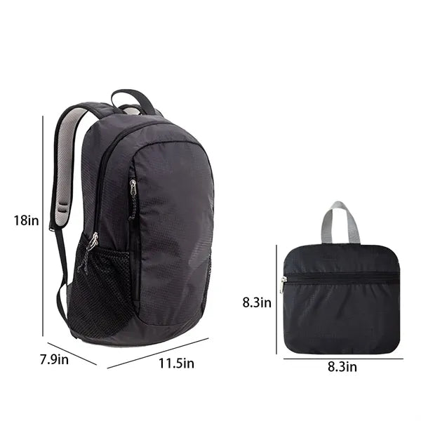 Portable Folding Lightweight Travel Adjustable Backpack