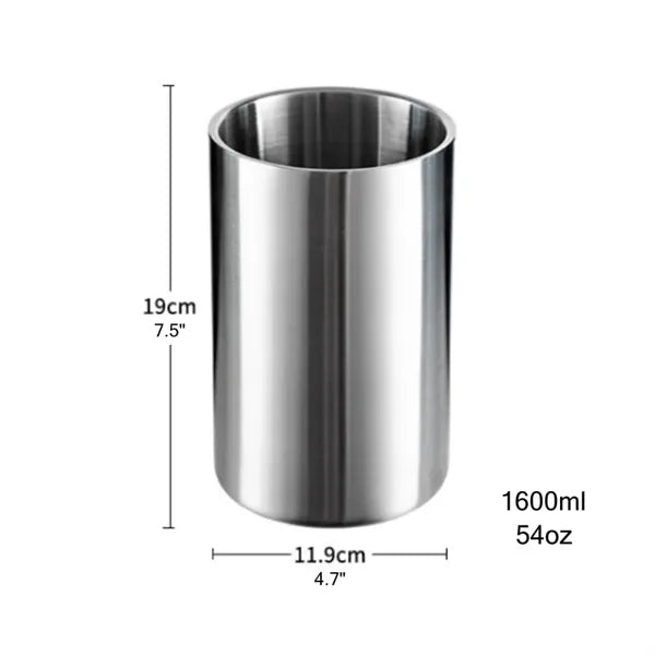 Stainless Ice Buckets Champagne Cooler Bottle