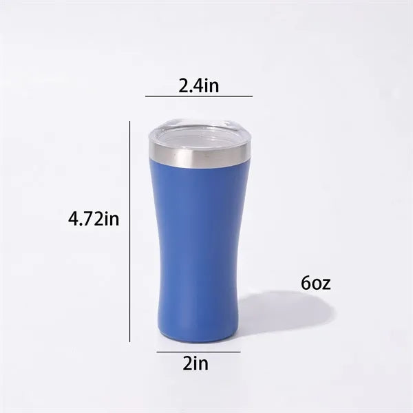 6oz Sleek Design Gift Insulated with lid Tequila tumbler