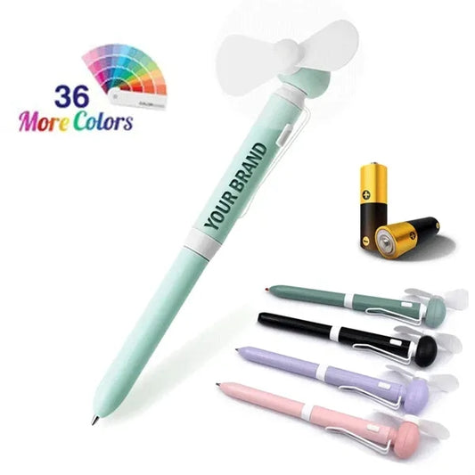 Upgraded 2 in 1 Handheld Mini Fan Pen W/Battery