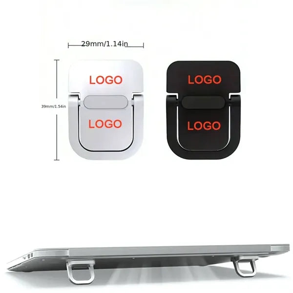 2pcs Mini Portable Keyboard Laptop Stand Kickstand Lifter