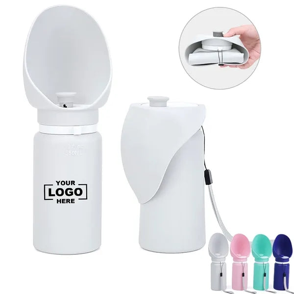 Collapsible Silicone Dog Travel Water Bottle