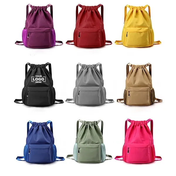 Extra Large Drawstring Gym Bag with Oxford Fabric