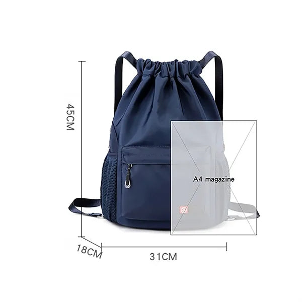 Extra Large Drawstring Gym Bag with Oxford Fabric