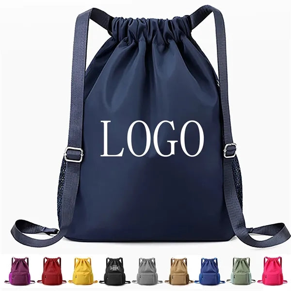 Extra Large Drawstring Gym Bag with Oxford Fabric
