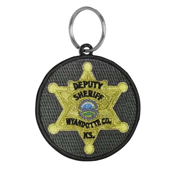 100% Embroidered Keychain