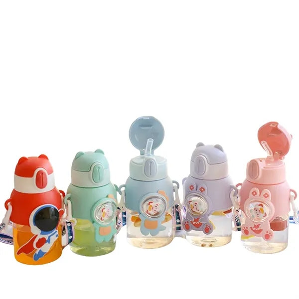 20 Oz. Strap-Type Portable Cute Cartoon Water Cup