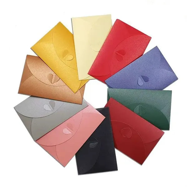 Metallic Color Gift Card Envelopes 7" X 4"