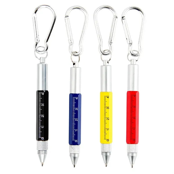 5 in 1 Multi-Tool Touch Screen Sturdy Metal Ballpoint Pen