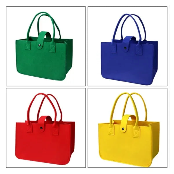 Large Capacity Shopping Felt Tote Bag