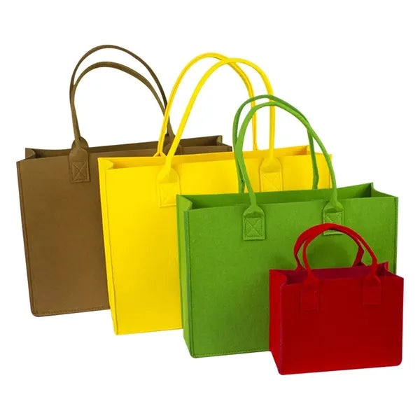 Large Capacity Shopping Felt Tote Bag