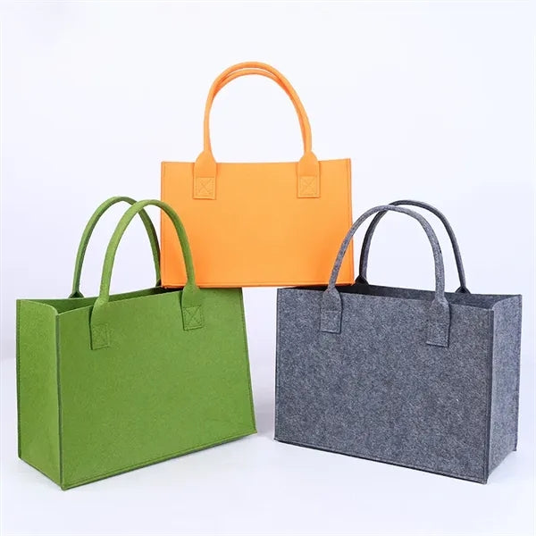 Large Capacity Shopping Felt Tote Bag
