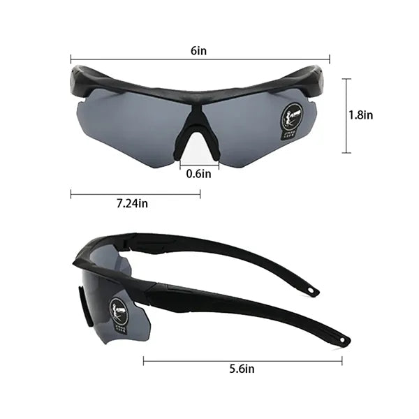 Outdoor Windproof Sports Cycling Hiking Fishing Sunglasses