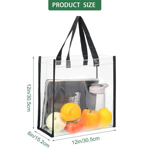 Clear Plastic Tote Bag