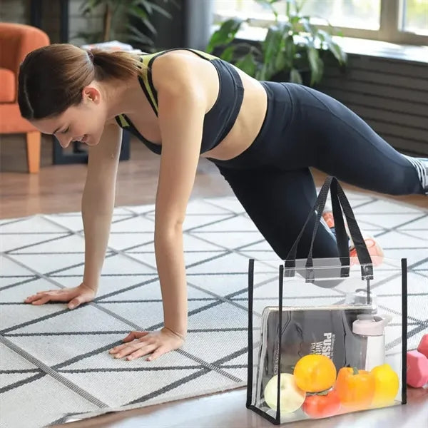 Clear Plastic Tote Bag