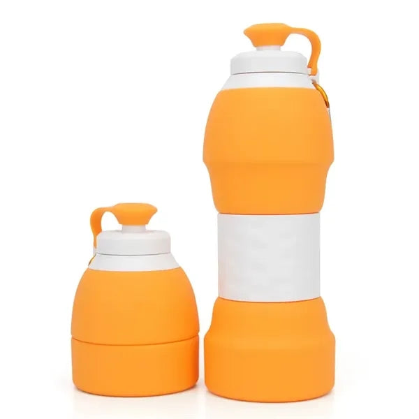 Portable Outdoor Sports Silicone Folding Water Bottle