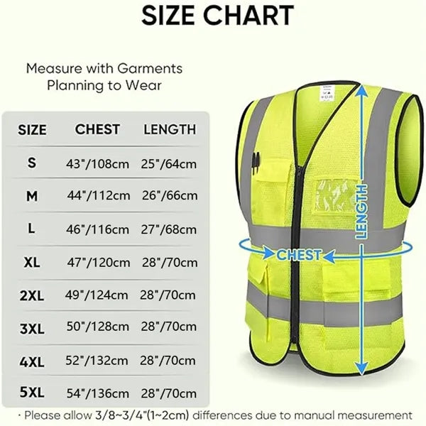 Reflective Mesh Safety Vest