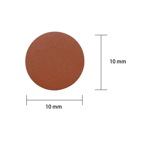 PU Leather Insulated Round Coasters Double Sided
