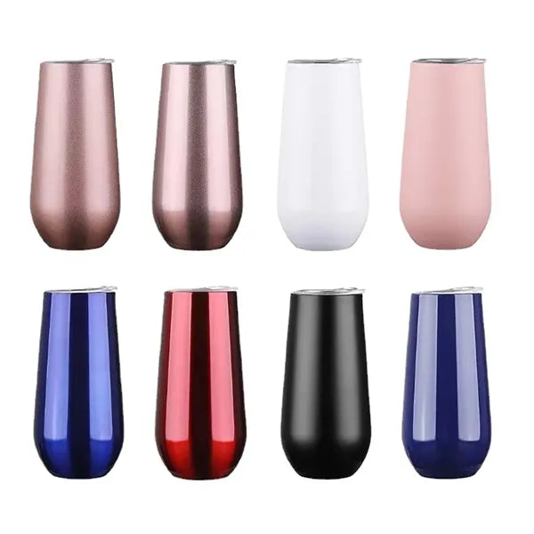 6oz Double Wall Stainless Steel Water Bottle