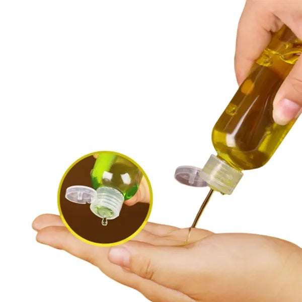 1.7oz Plastic Empty Squeeze Bottles with Flip Cap Hand