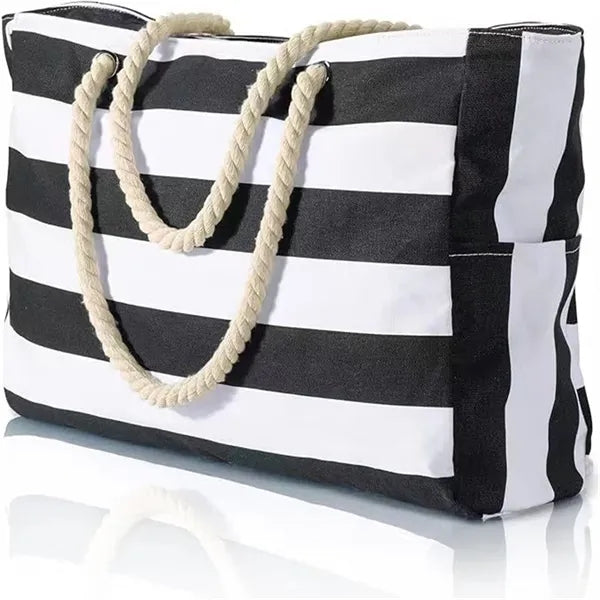 Full Color Large Zipper Beach Bags