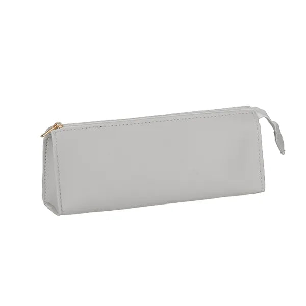 Large Capacity Leather Pencil Pouch