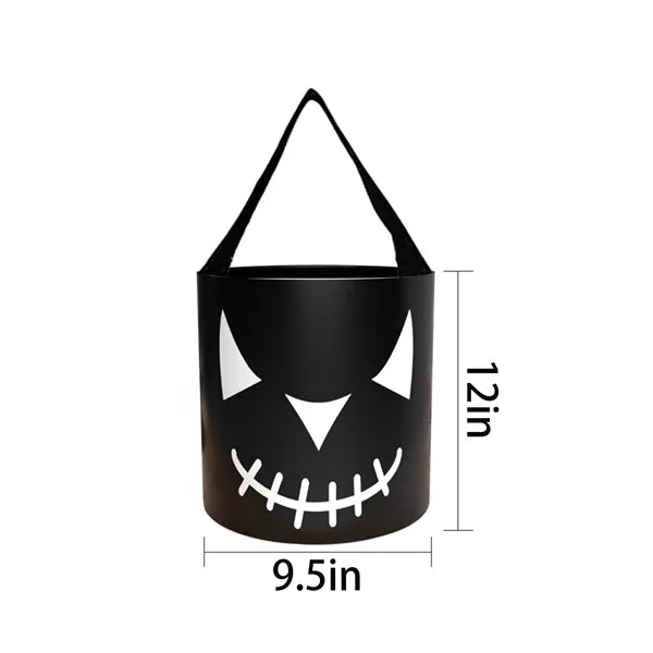 Halloween LED Light Candy Bags Pumpkin Treat Bucket