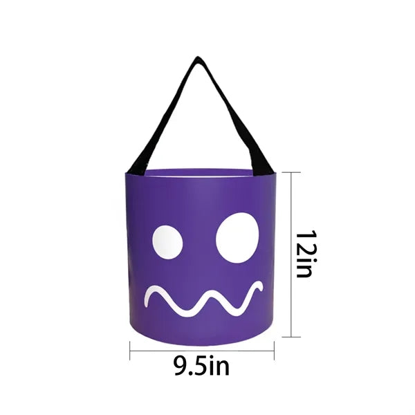 Halloween LED Light Candy Bags Pumpkin Treat Bucket