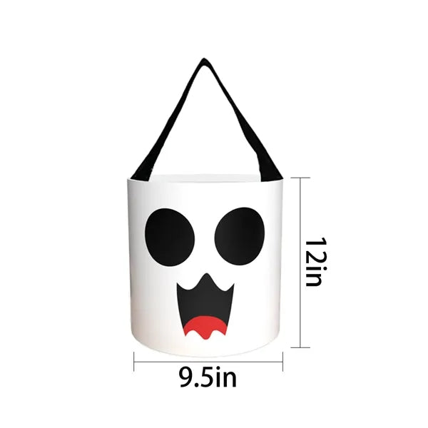 Halloween LED Light Candy Bags Pumpkin Treat Bucket