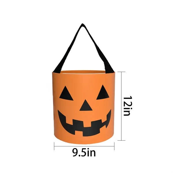 Halloween LED Light Candy Bags Pumpkin Treat Bucket