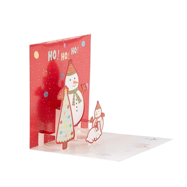 Pop-Up Christmas Greeting Cards Holidays Envelopes Set