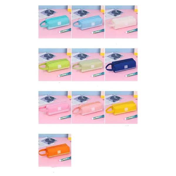 Oxford cloth double layer stationery bag pencil case