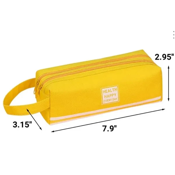 Oxford cloth double layer stationery bag pencil case