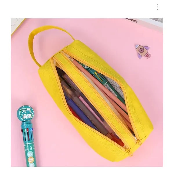 Oxford cloth double layer stationery bag pencil case